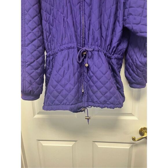 Express Purple Quilted Barn Jacket sz M - Picture 2 of 6